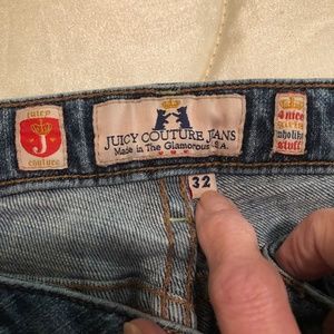 Juicy Couture low rise Bell-bottomed stonewashed women’s jeans Size 32